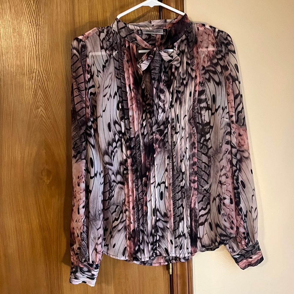 Jennifer Lopez Long Sleeve Blouse